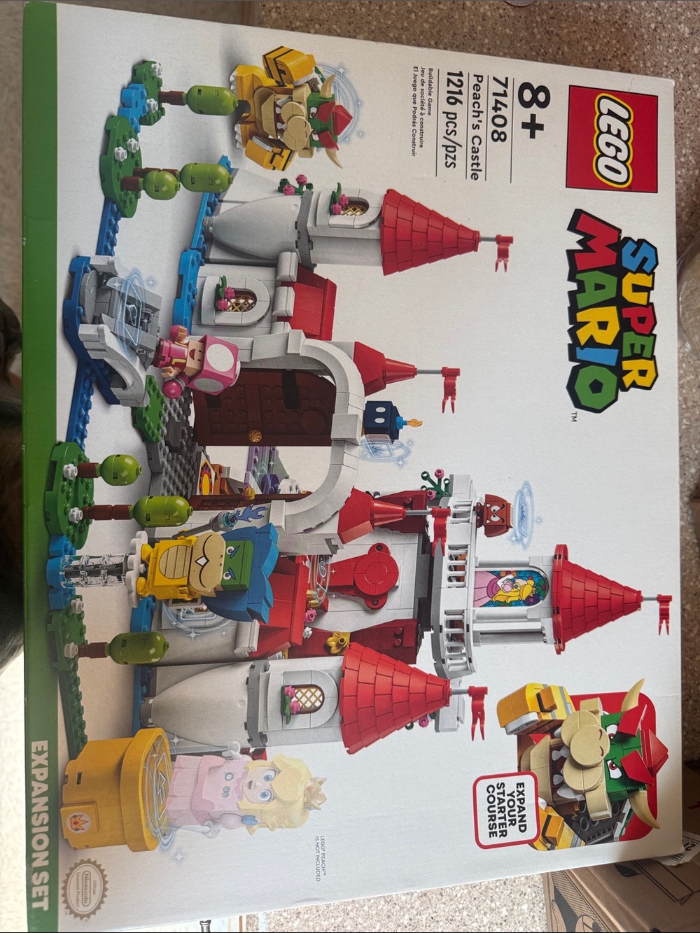 Lego Super Mario Peach's Castle Expansion  unopened!!